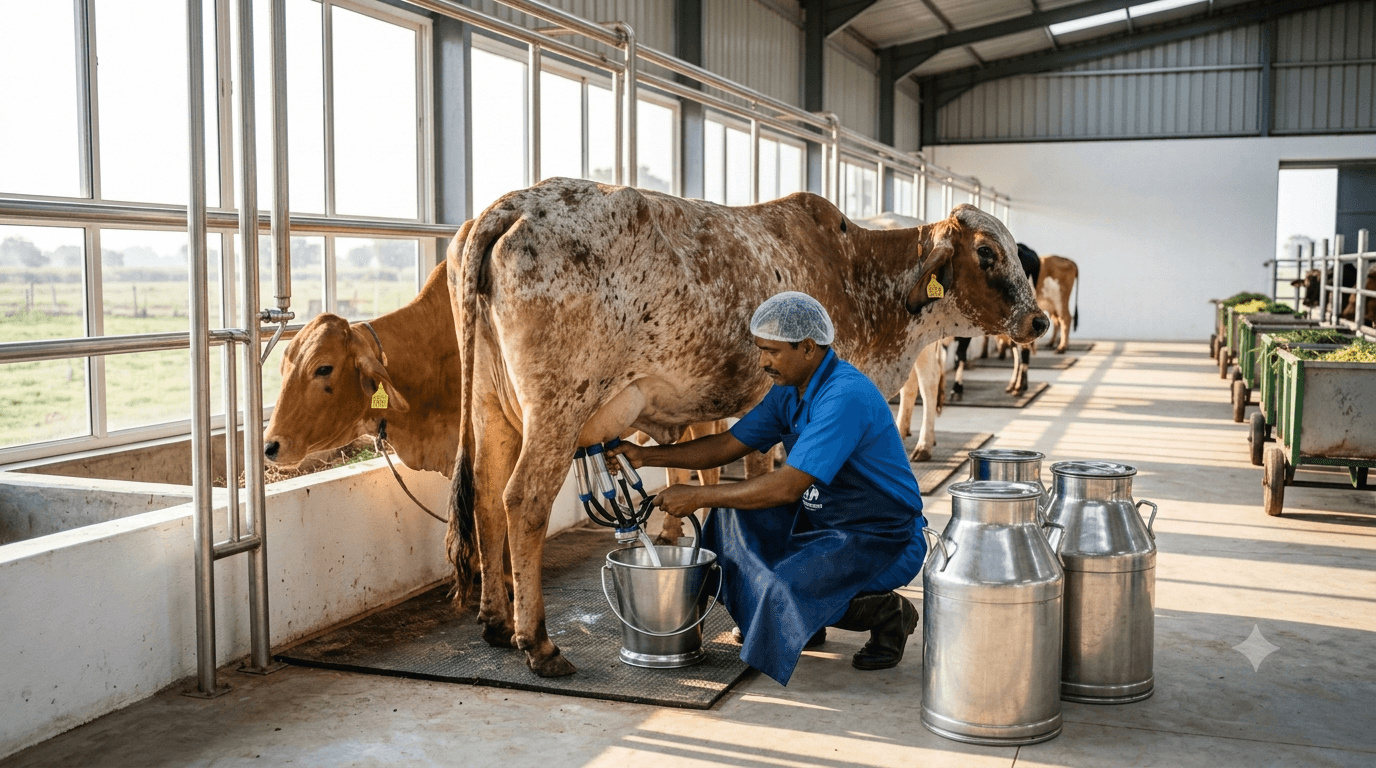 Milking