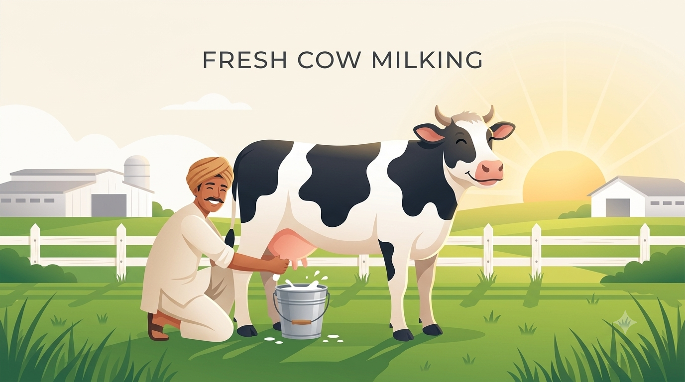 Fresh Cow Milking